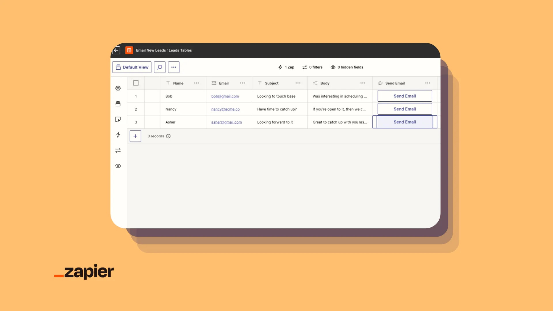 Lead Tracker template